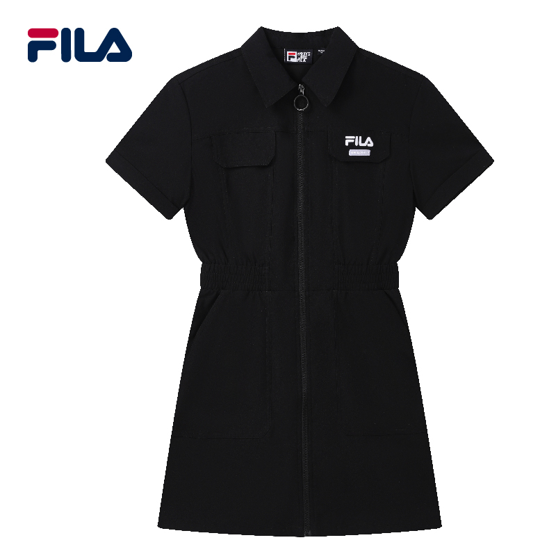 FILA CORE Women&#039;s WHITE LINE ORIGINALE Dress in Black