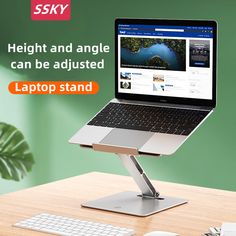 Local stockSSKY,P10, Laptop Stand,ipad stand,All aluminum Alloy, Can adjust height and angle,Laptop holder
